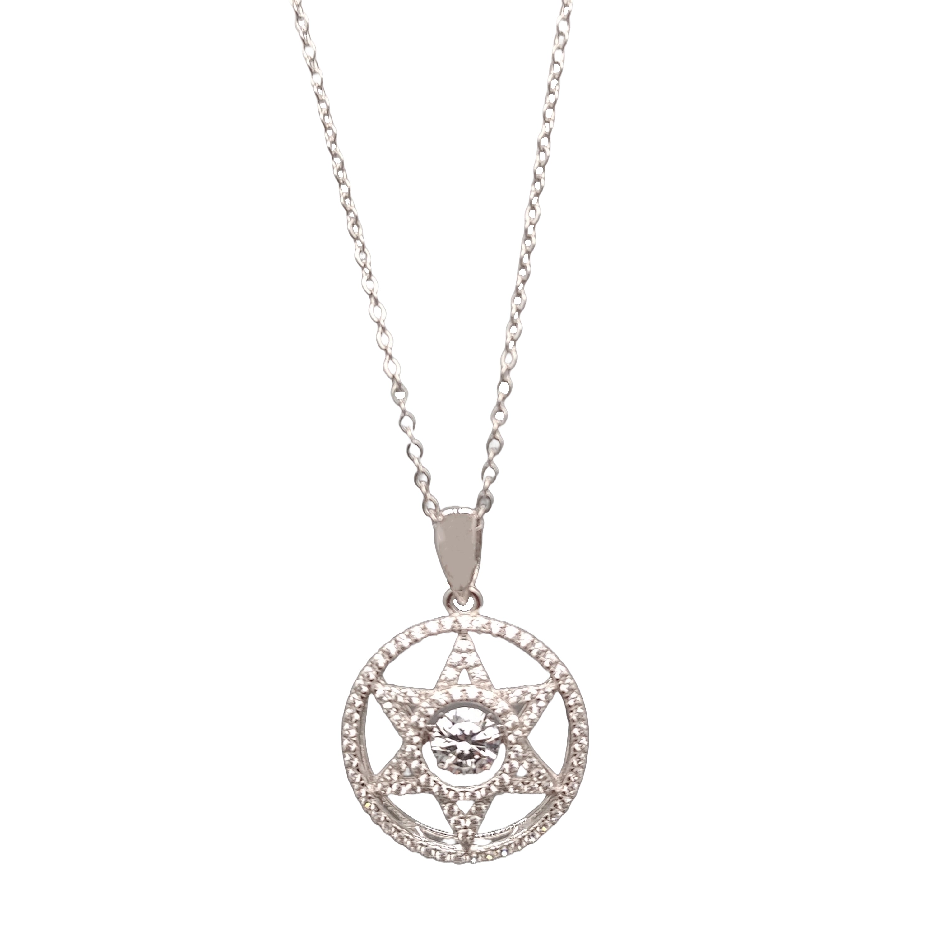 Dancing Star sterling Necklace