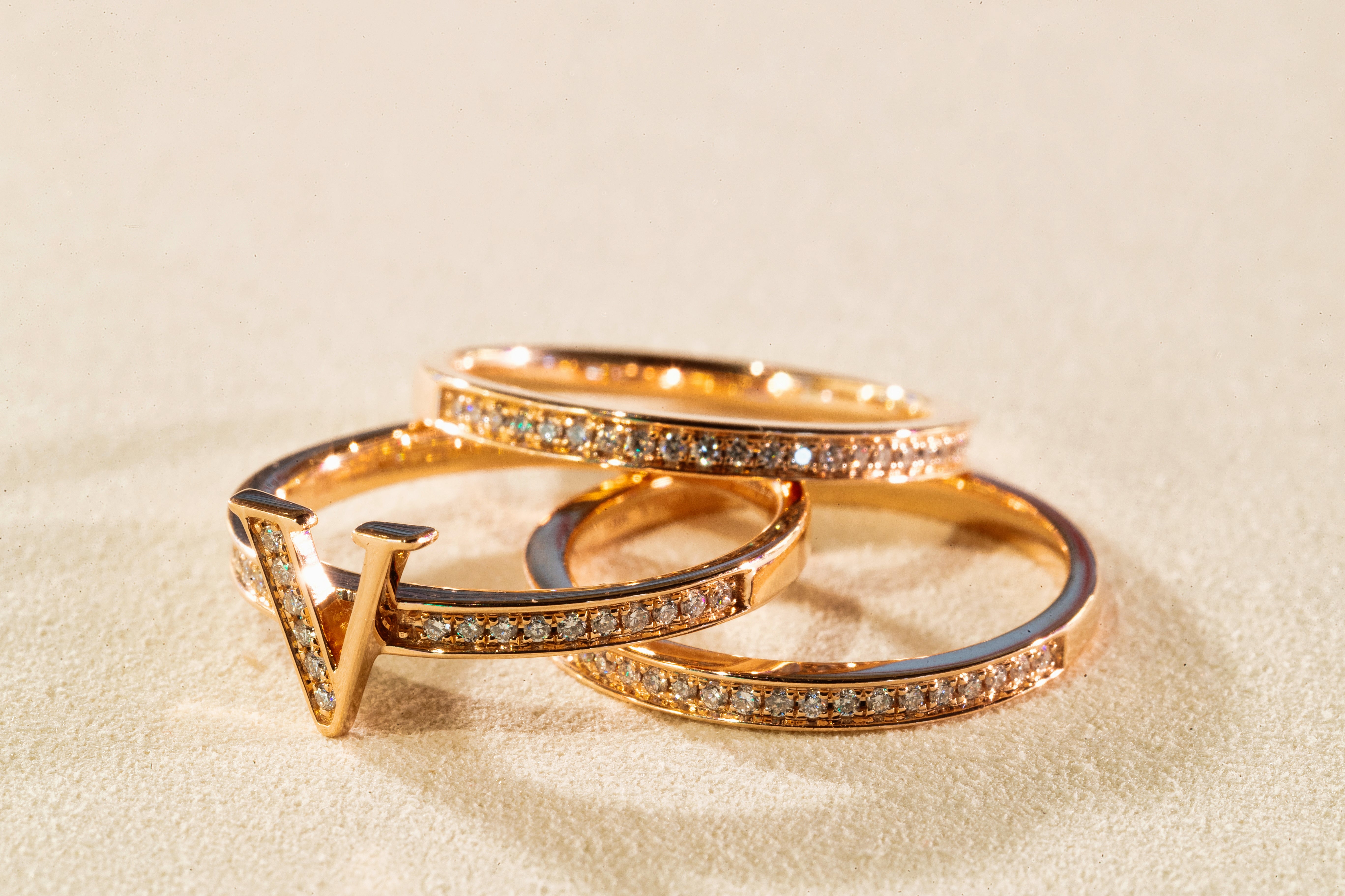 Deluxe Harmonic Trio Ring