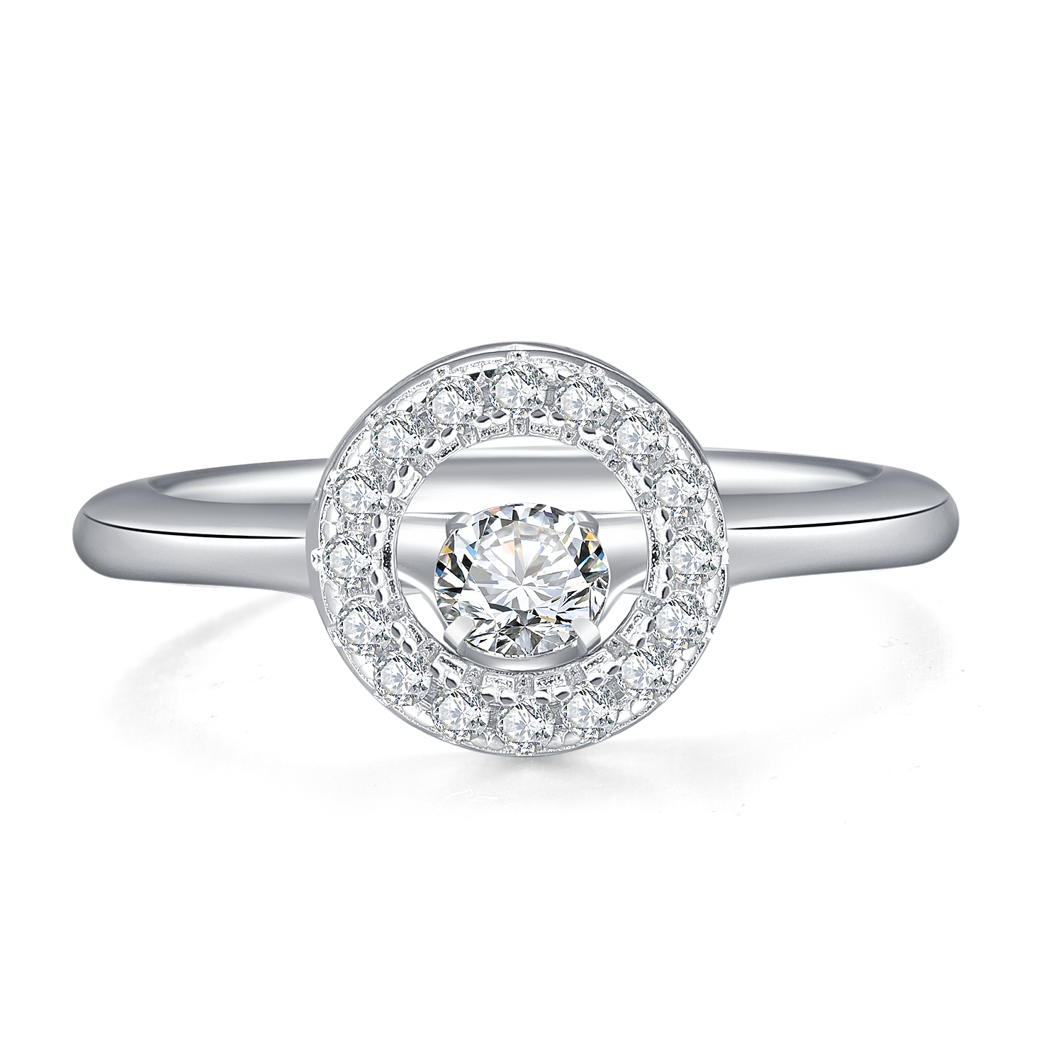 Sparkling Center Ring