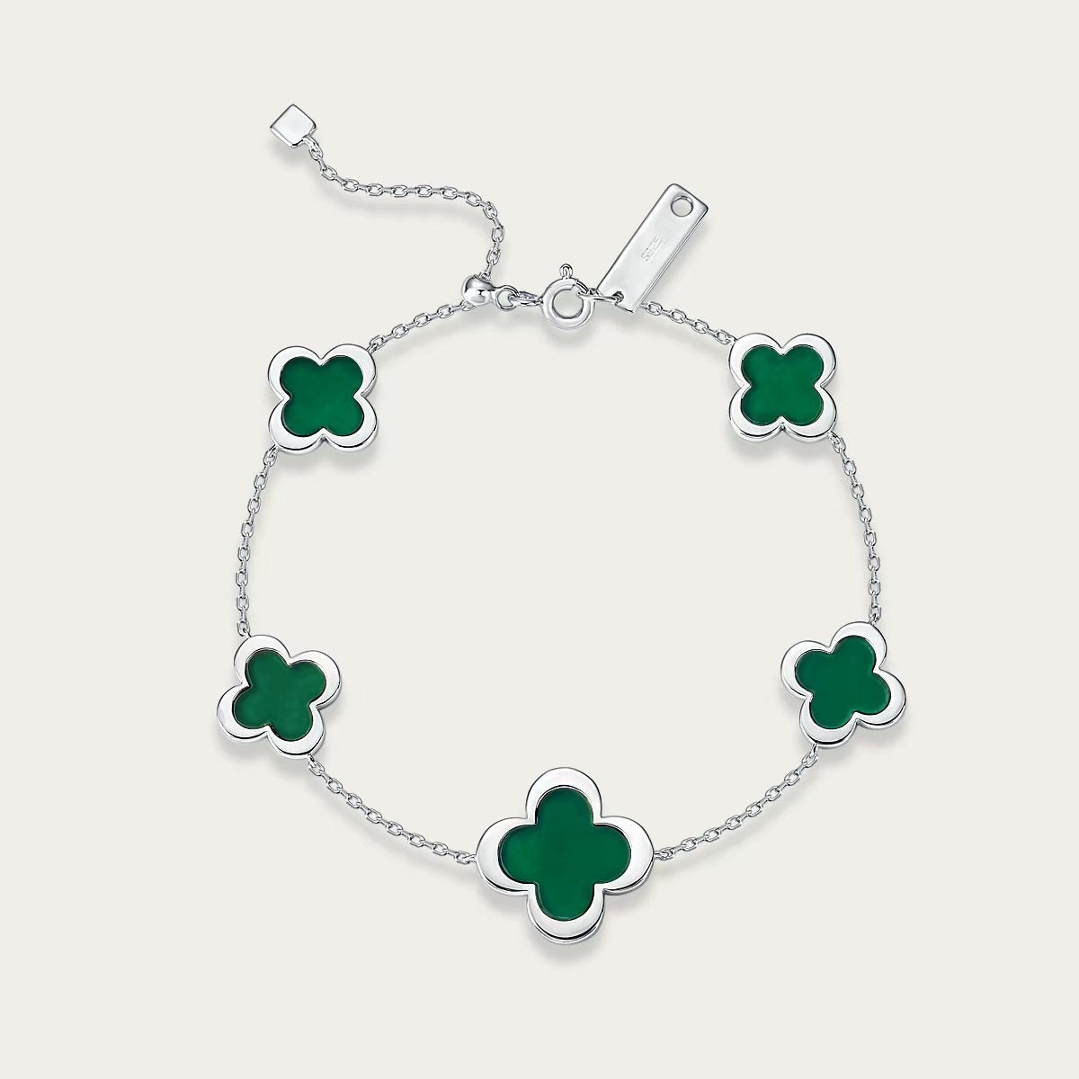 Clover Jade Bracelet (16mm)