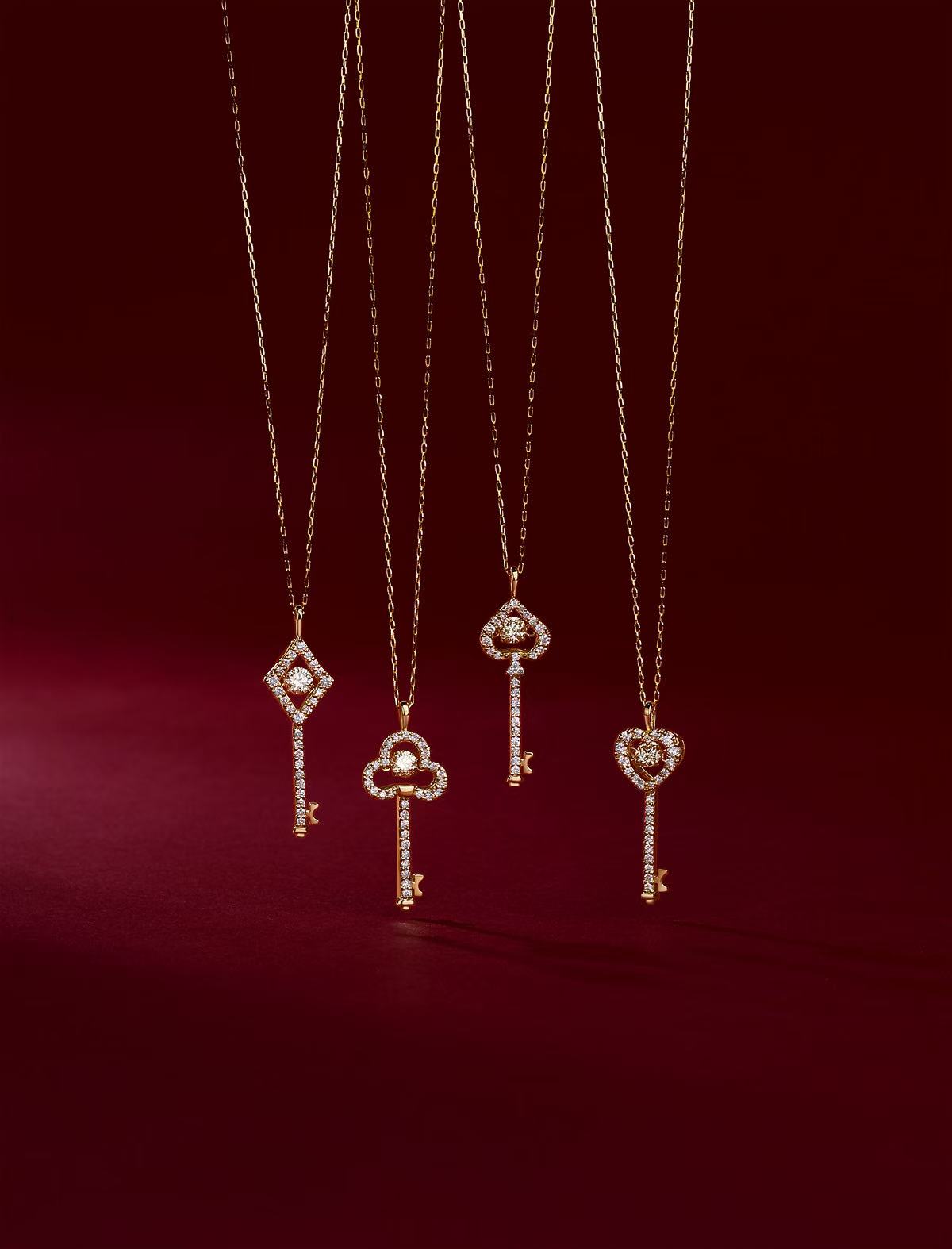 Heart Key Necklace