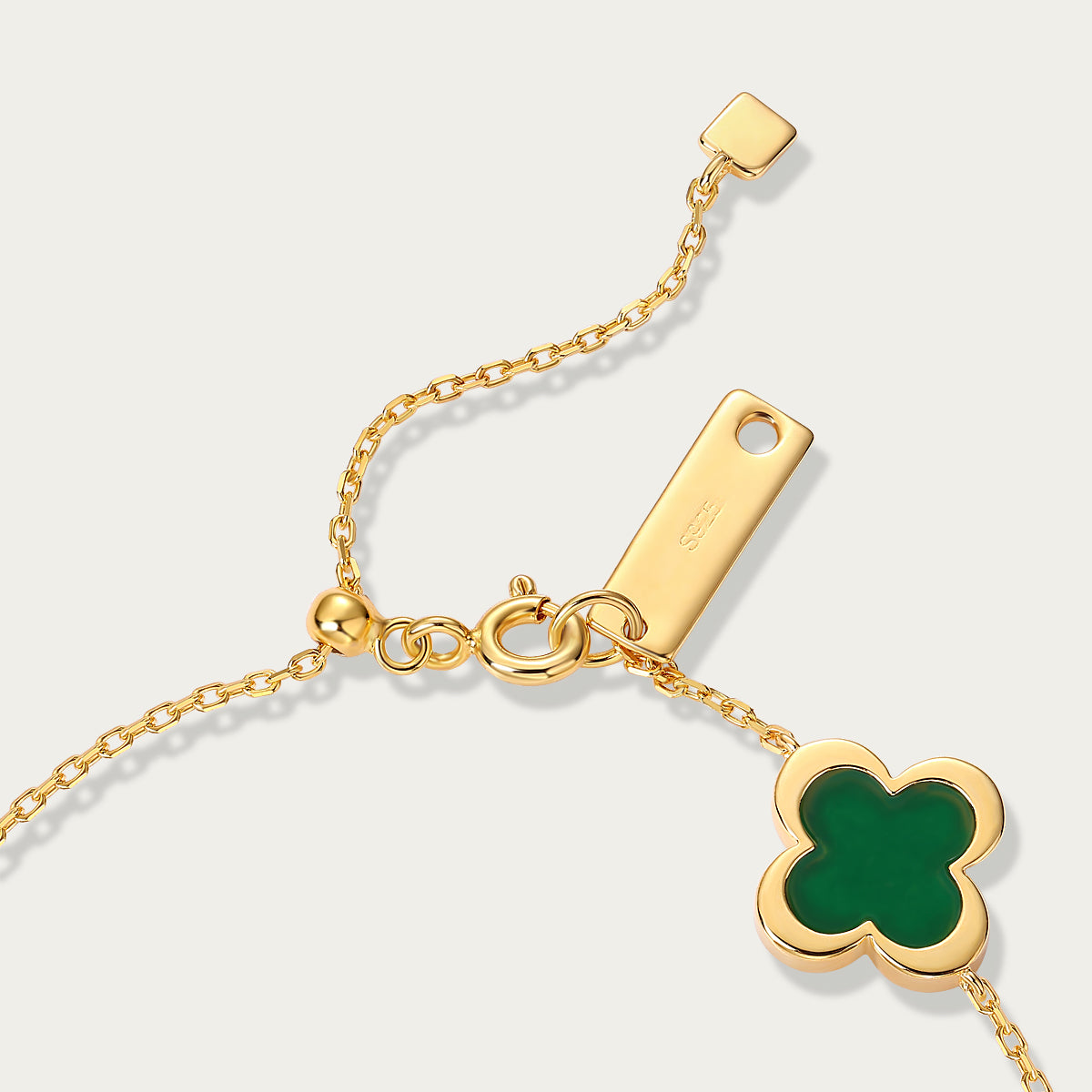 Clover Jade Bracelet (16mm)