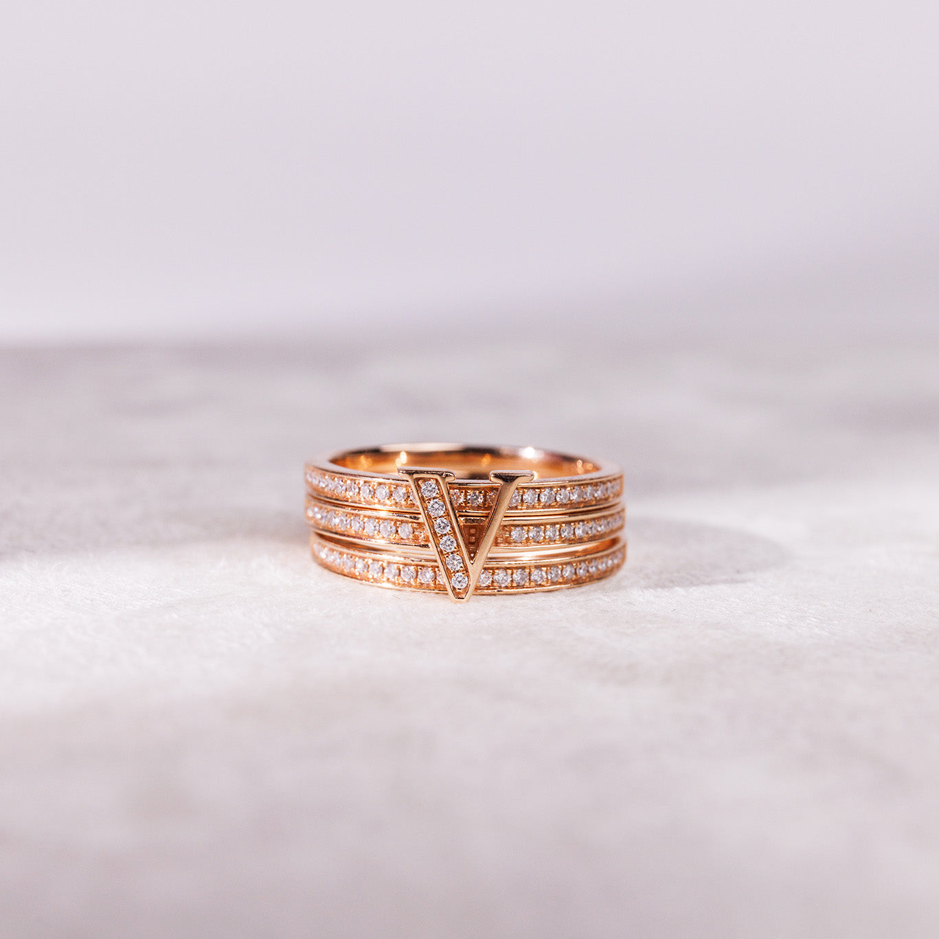 Deluxe Harmonic Trio Ring