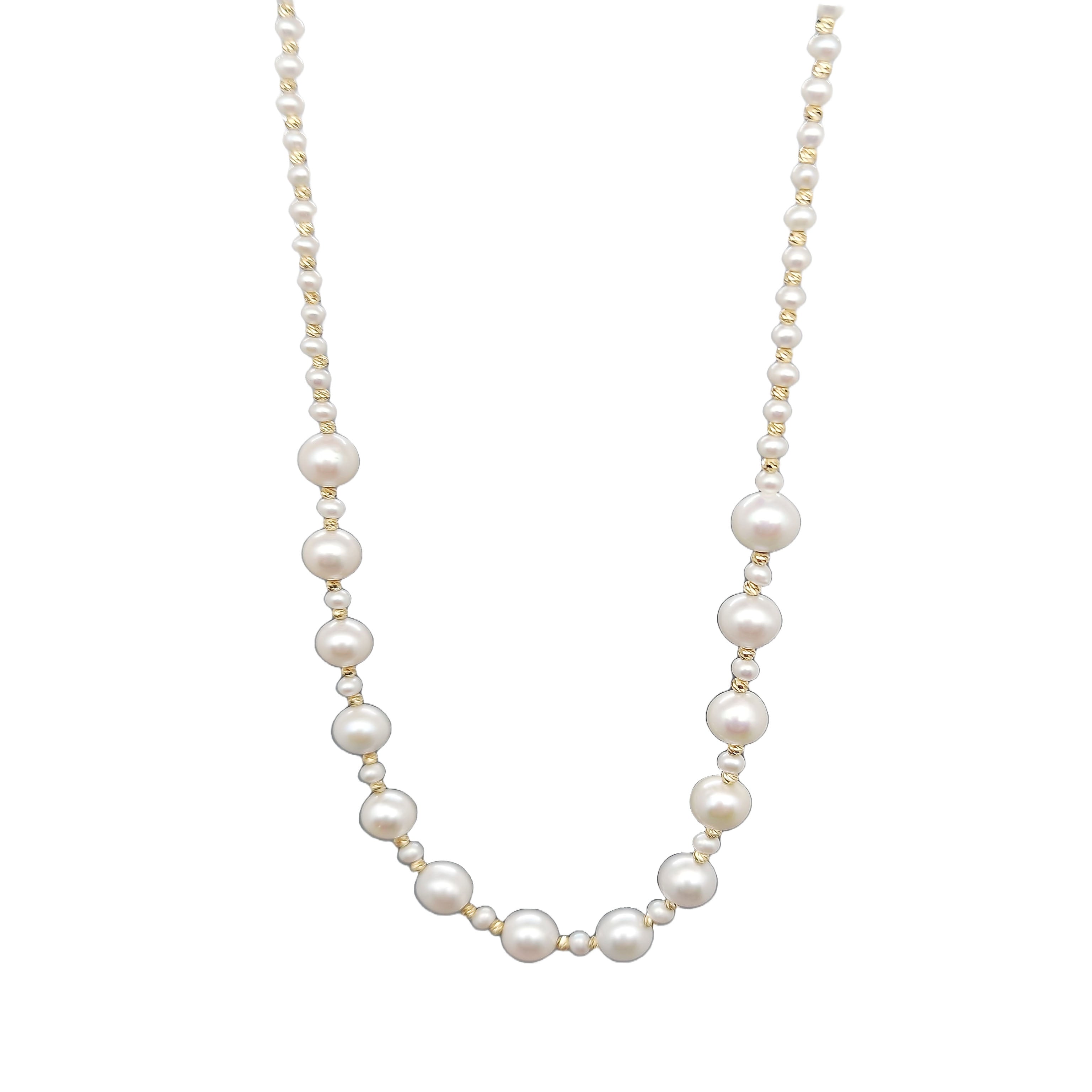 3 + 7 Classic Pearls Necklace