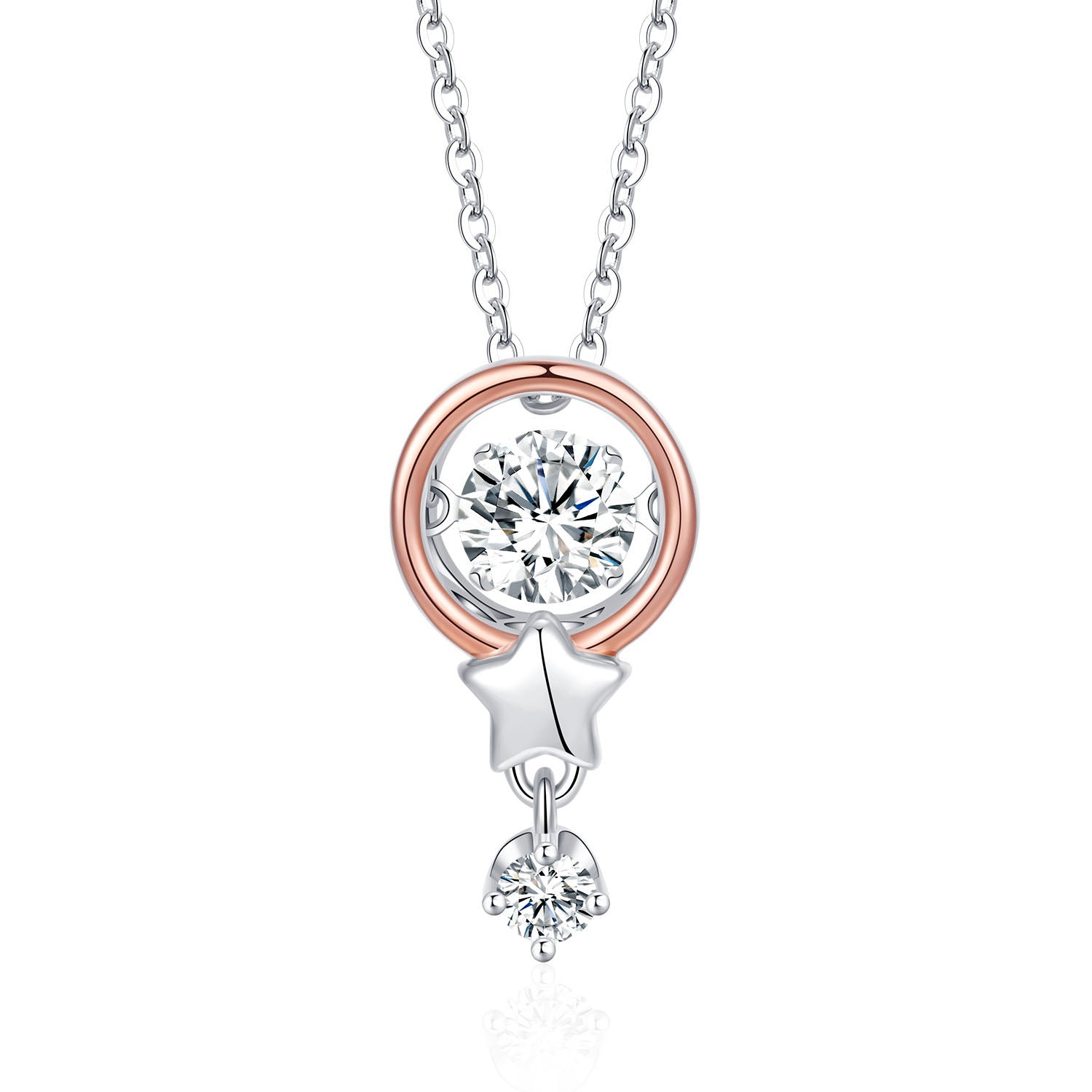 Elegant and smart two-tone Necklace