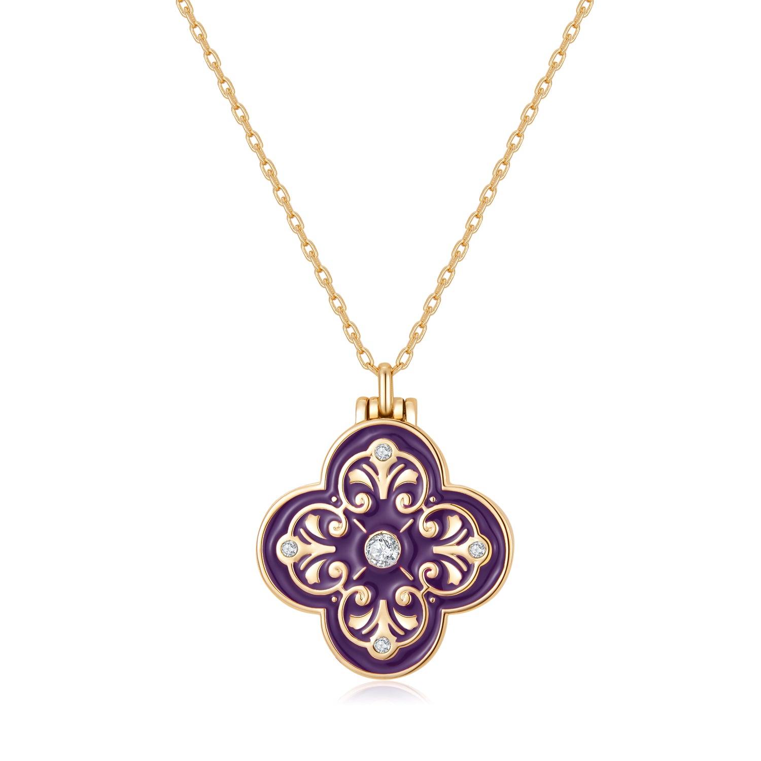 Eternal Memories Crystal Frame Necklace