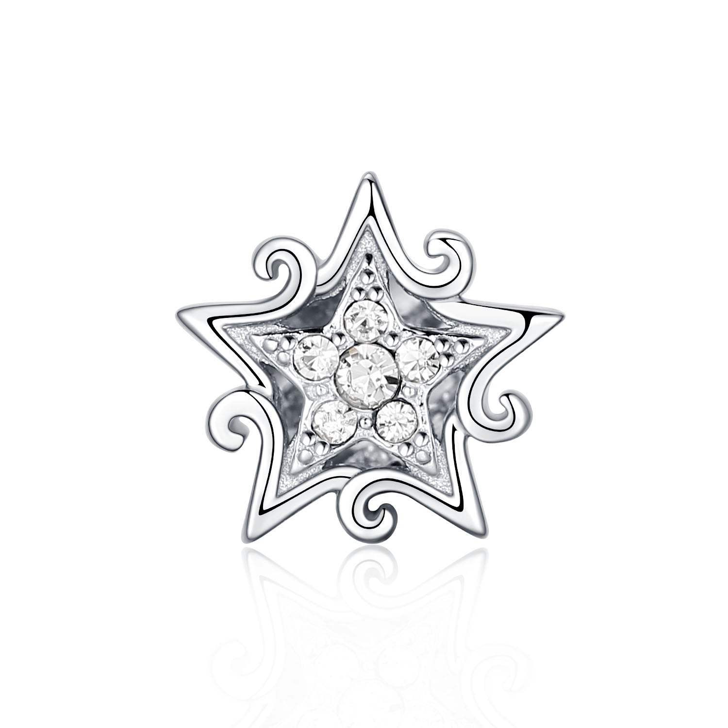 Plated Crystal Charm