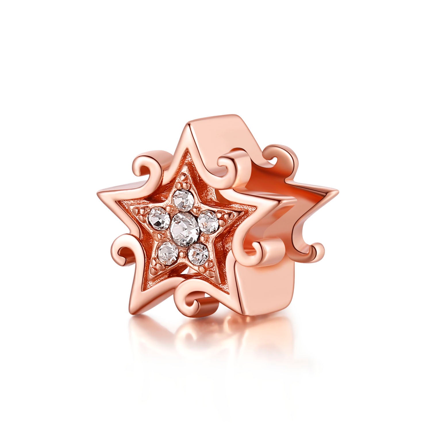 Plated Crystal Charm
