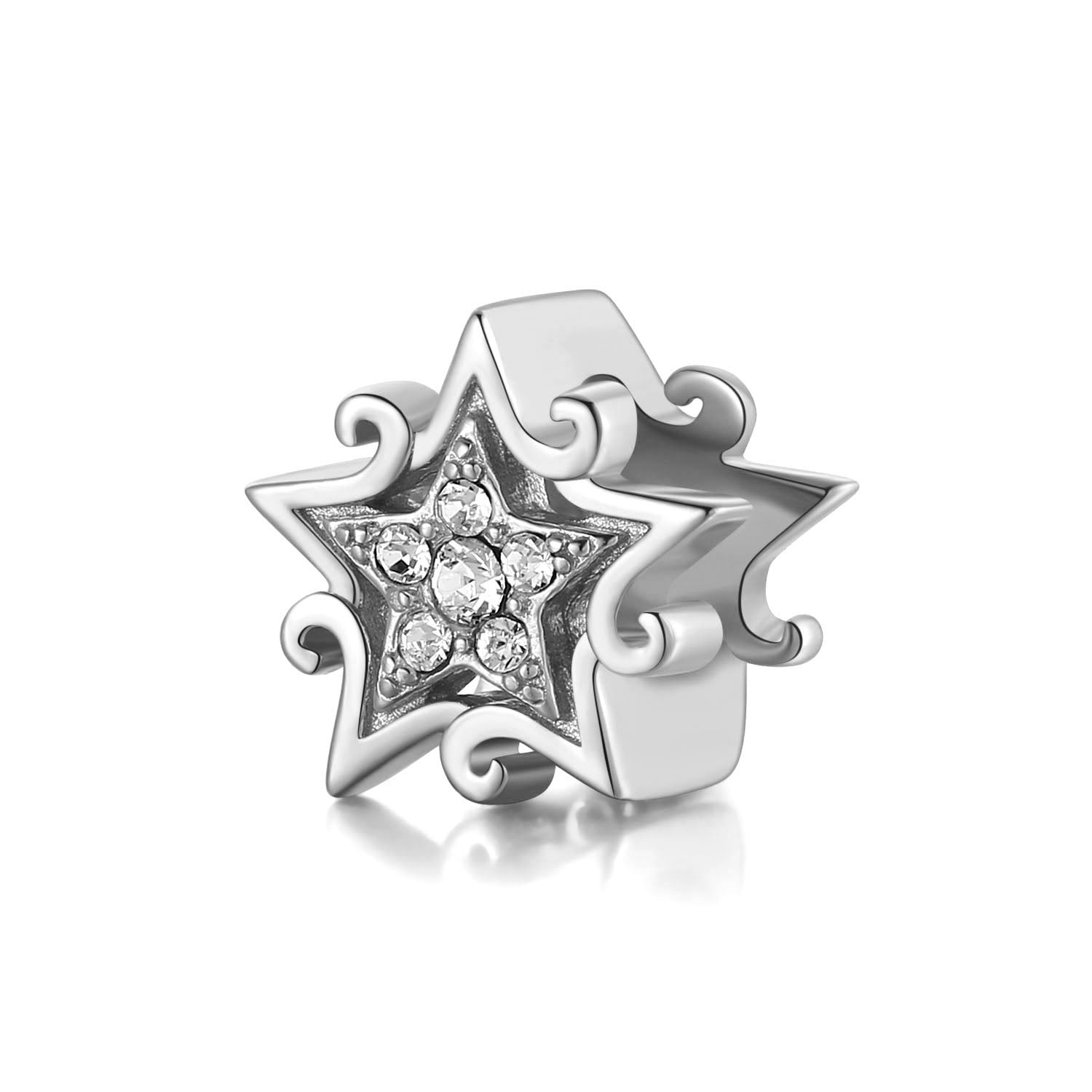 Plated Crystal Charm