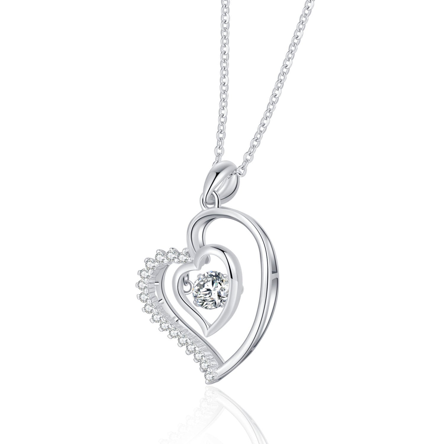 Diamante heart smart Necklace
