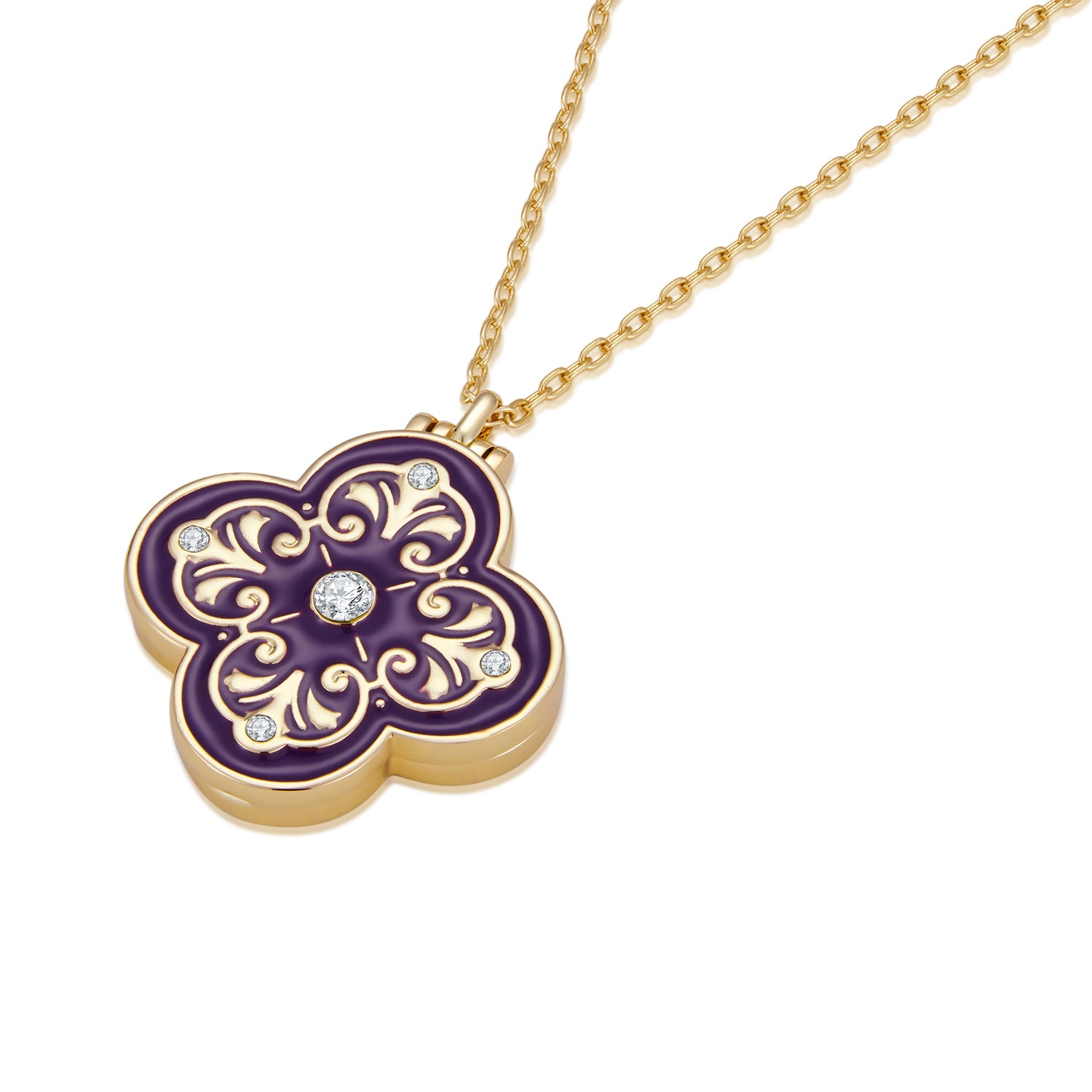 Eternal Memories Crystal Frame Necklace