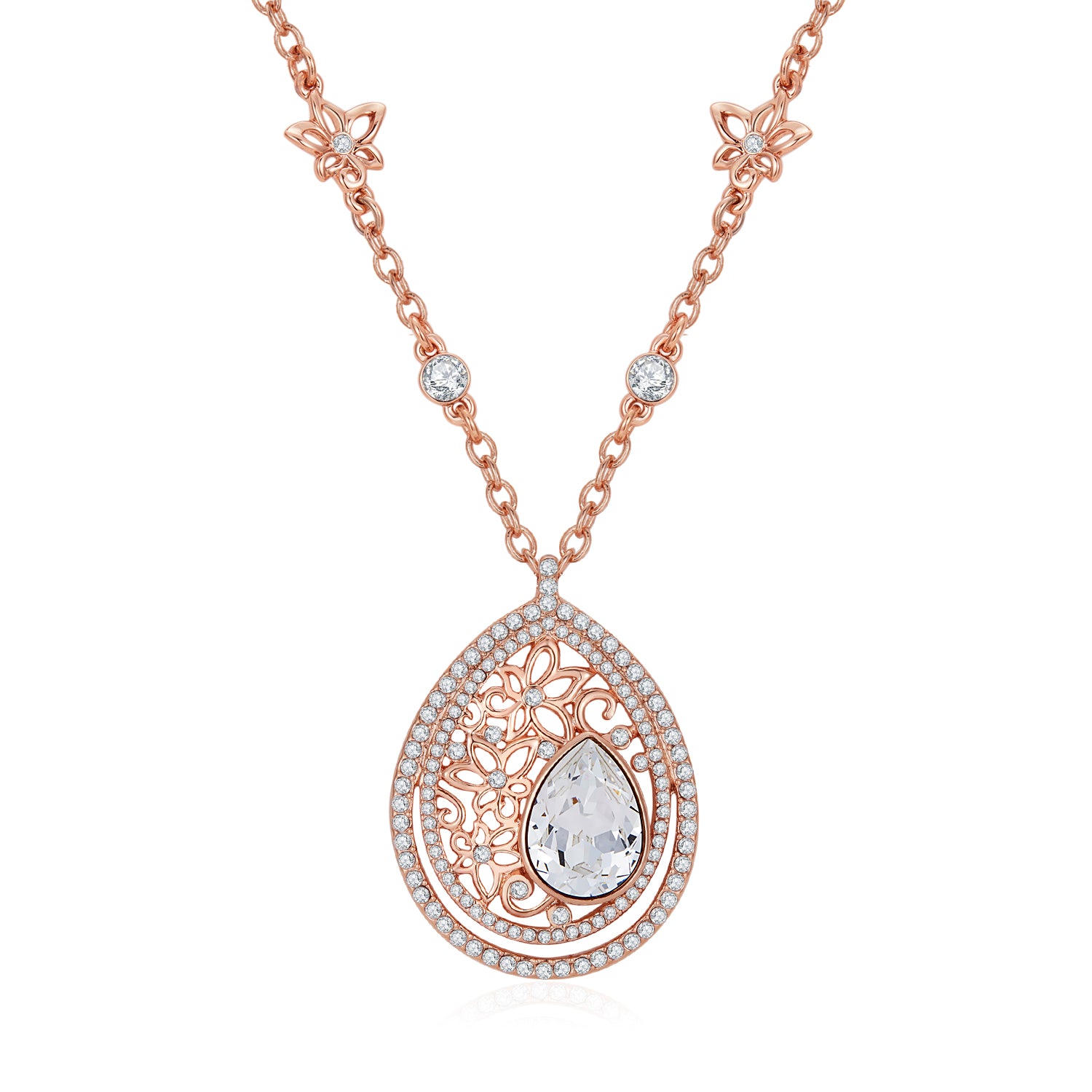 Vicacci Teardrop fashion necklace