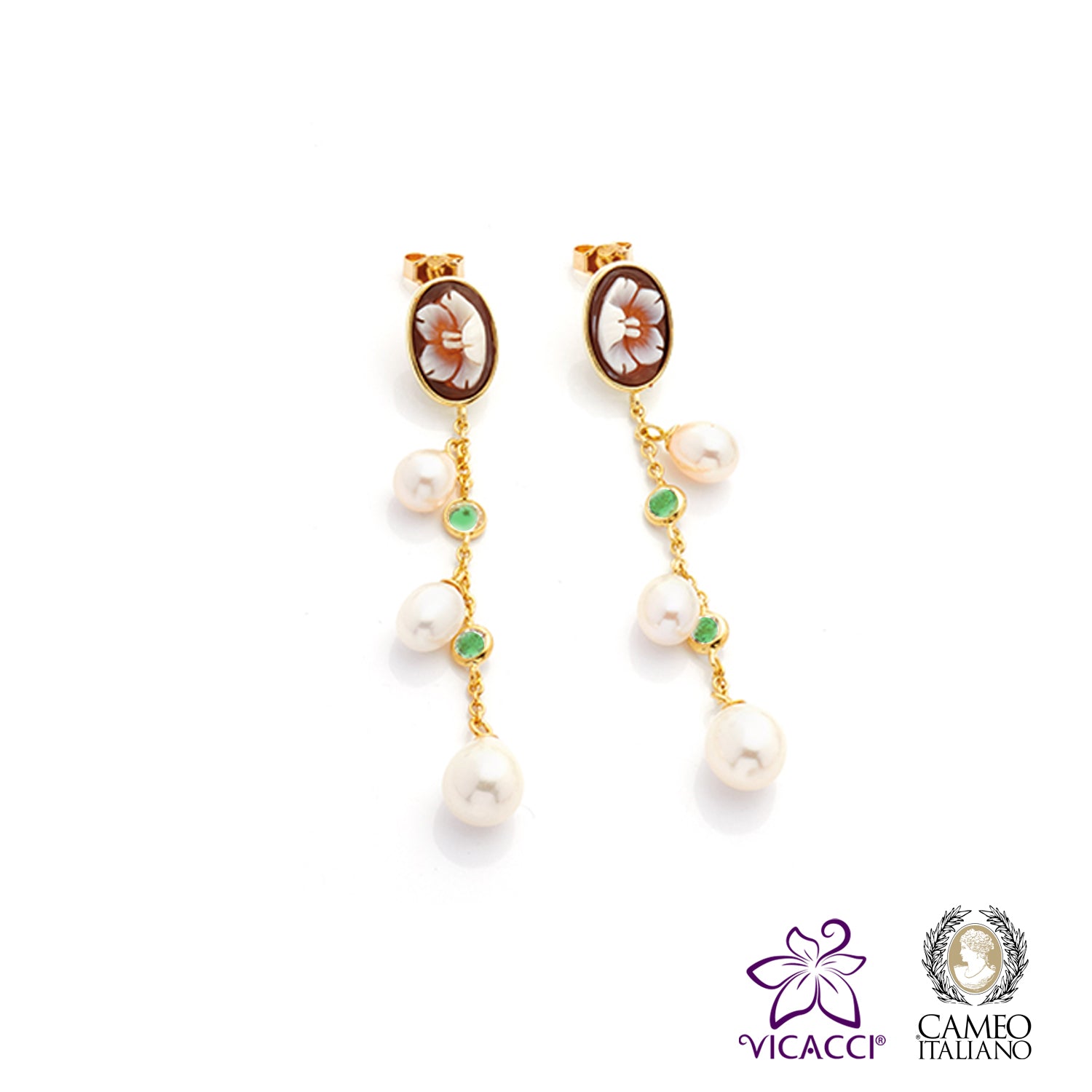 Cameo Italiano, OC4 Earrings