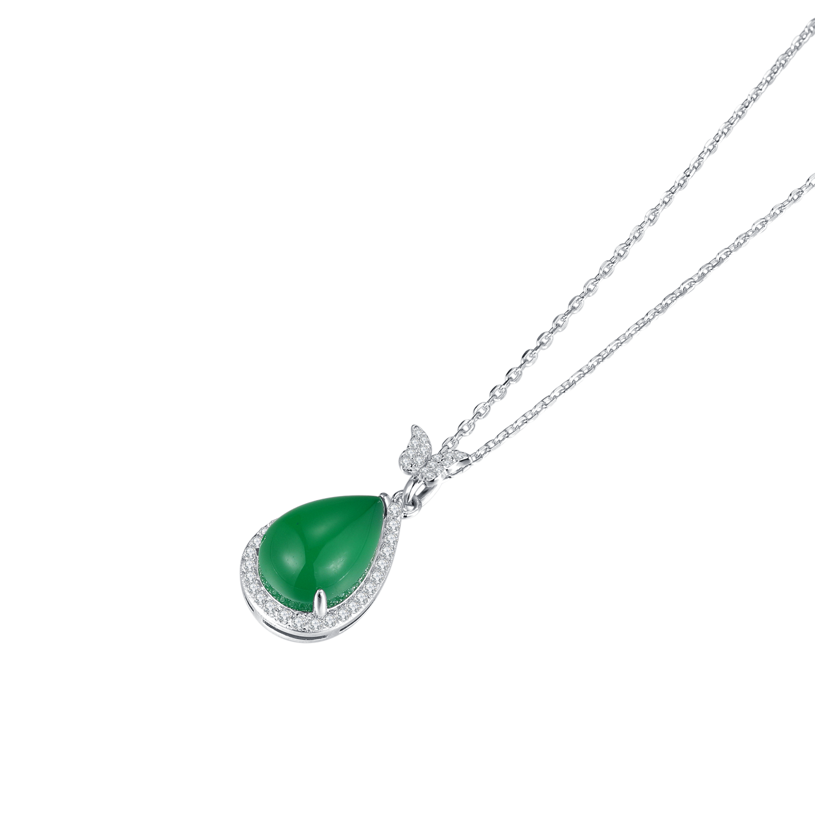 Drip Jade Necklace