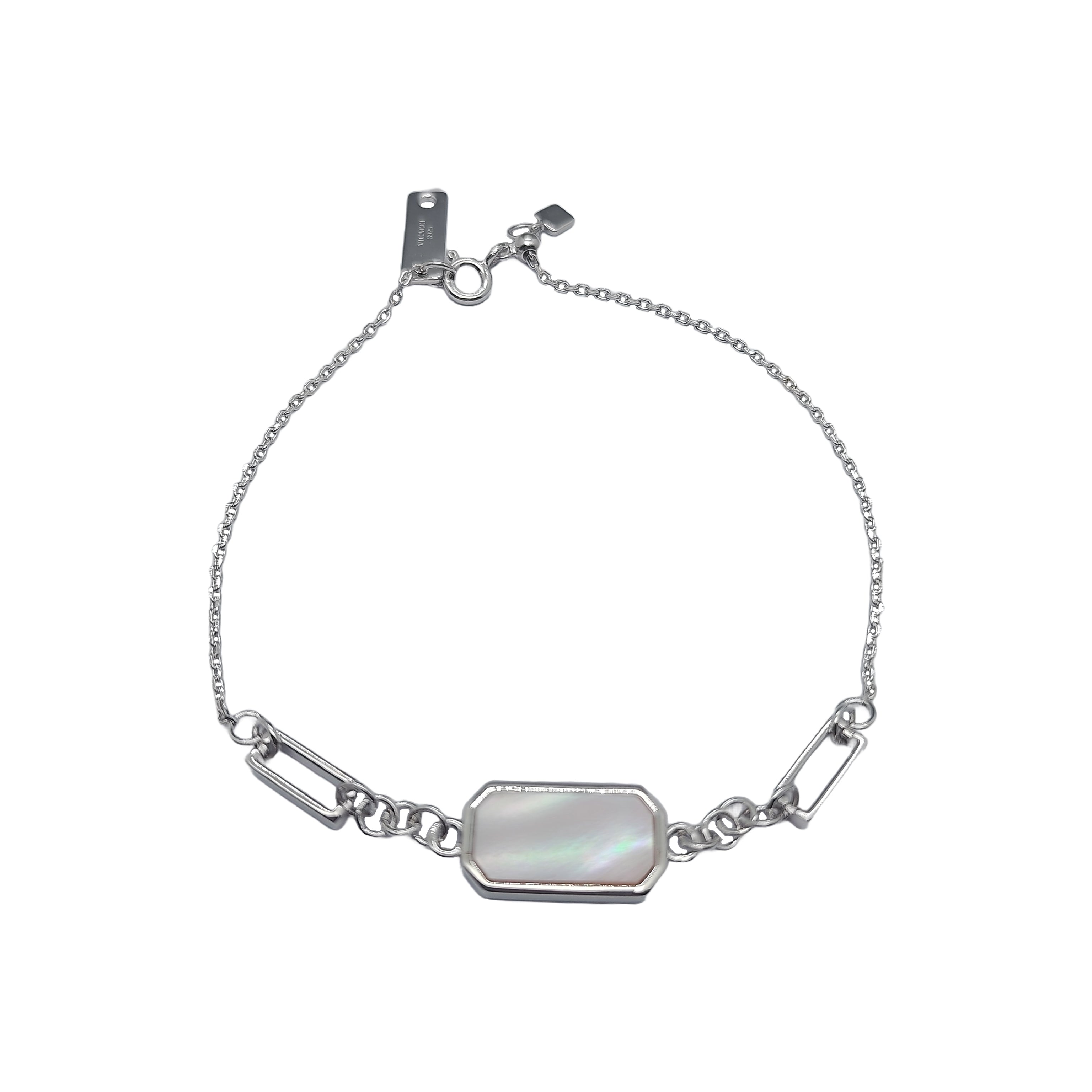 Cube Mother Of Pearl Bracelet