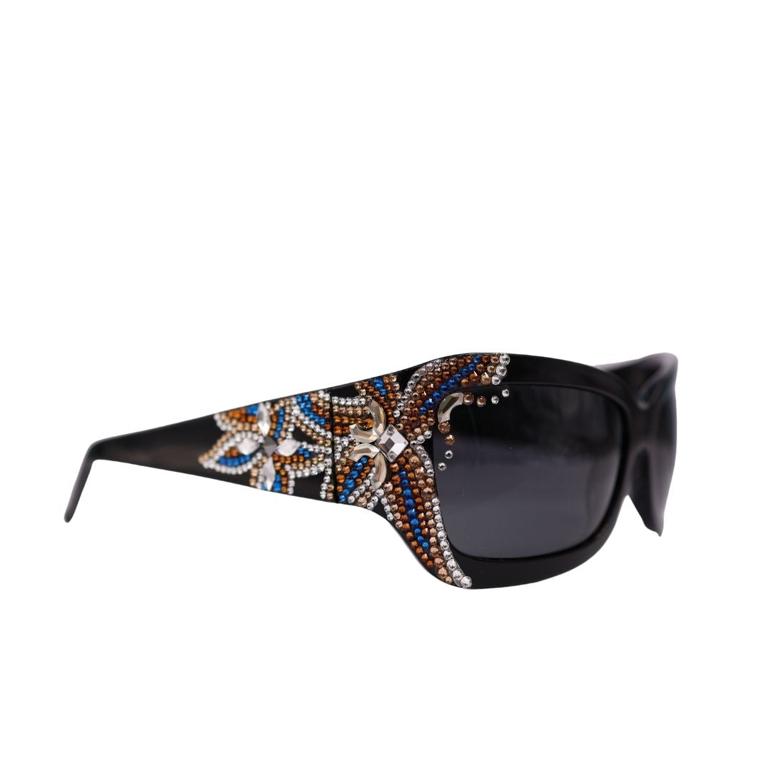 Crystal Catwalk - Opulent Kaleidoscope Sunglasses