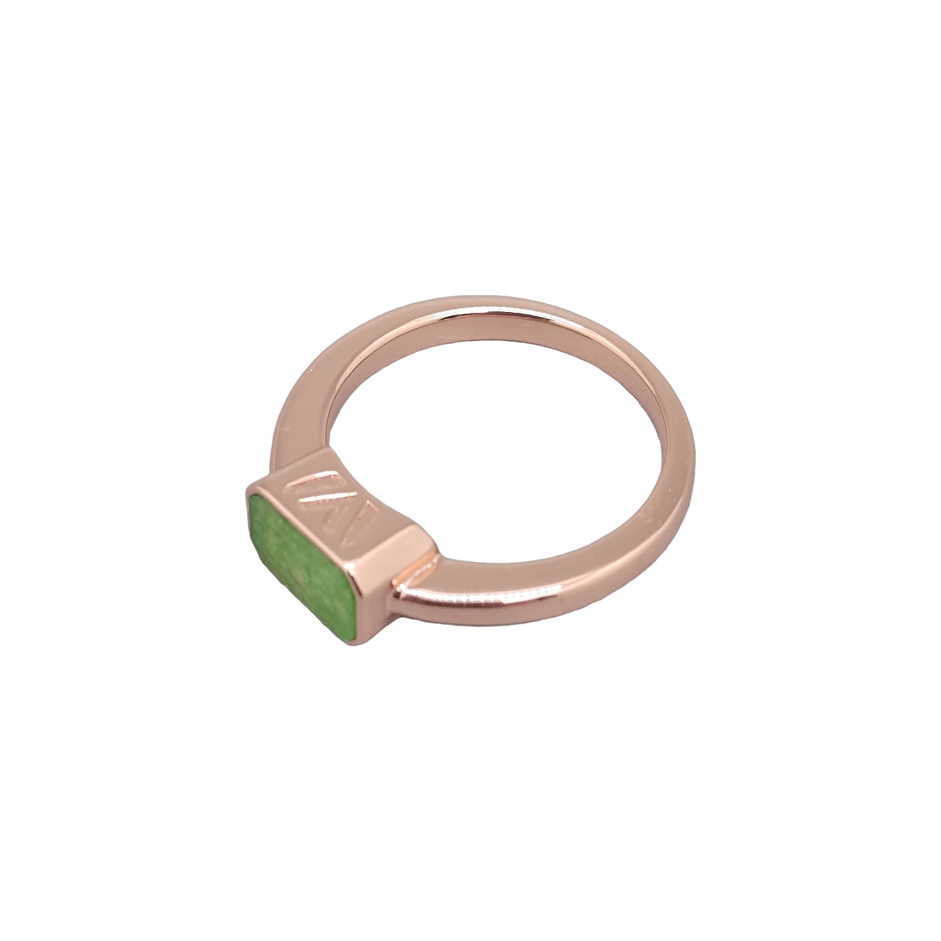 Cube Jade Ring