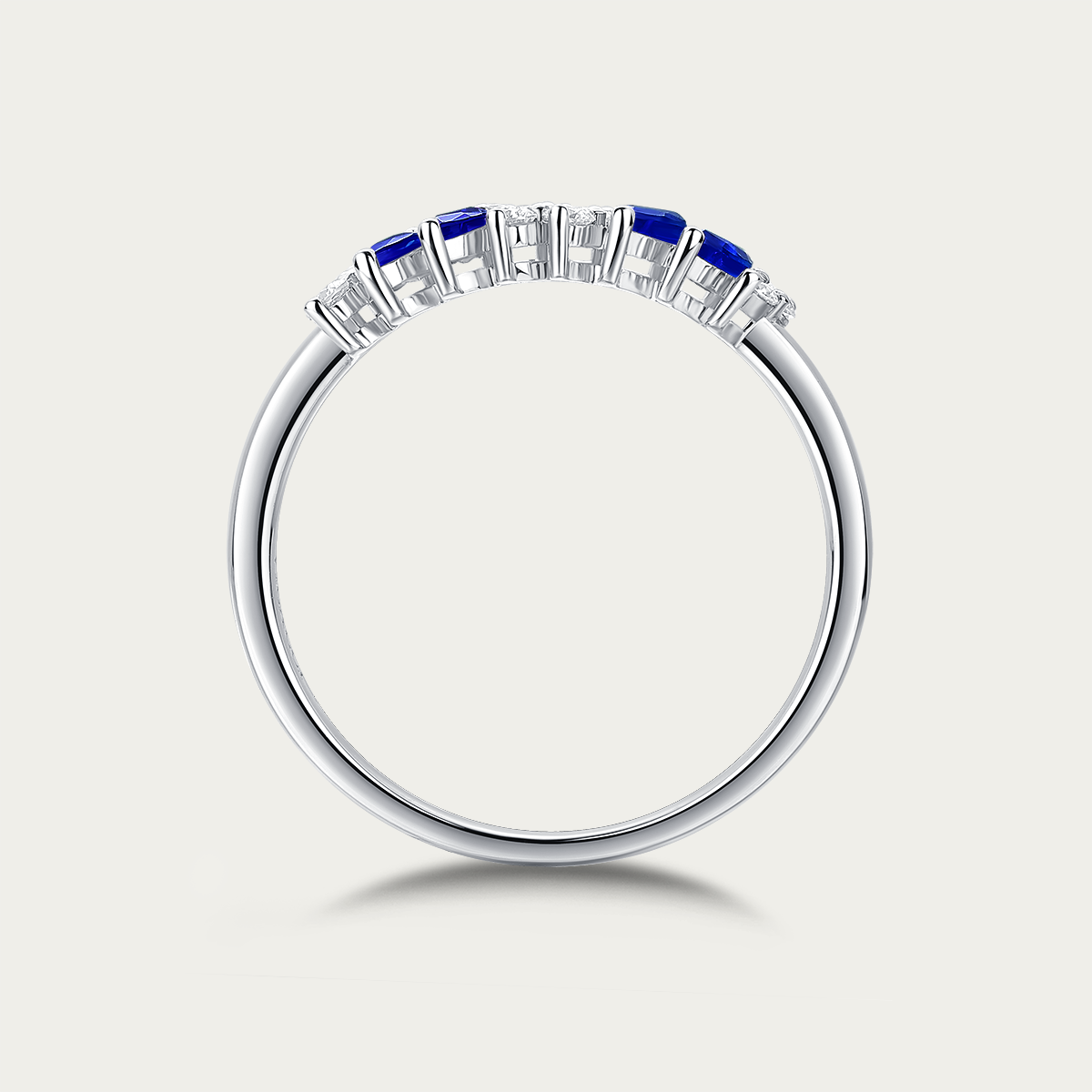 18K Ocean Breeze Intertwined Ring