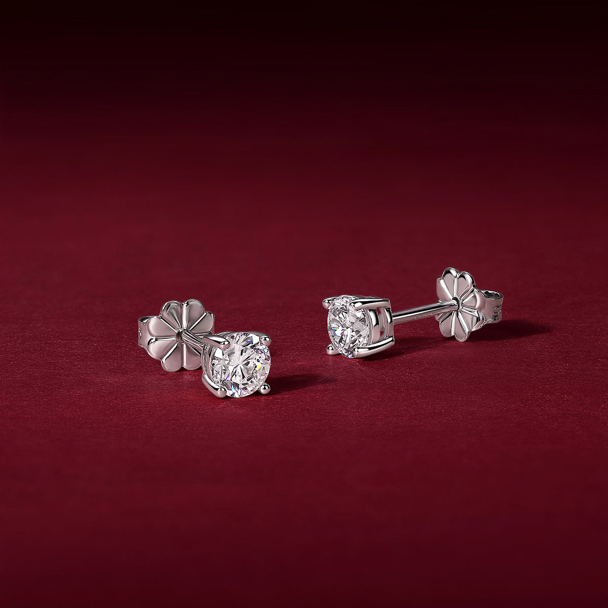 Pure Radiance Stud Earrings