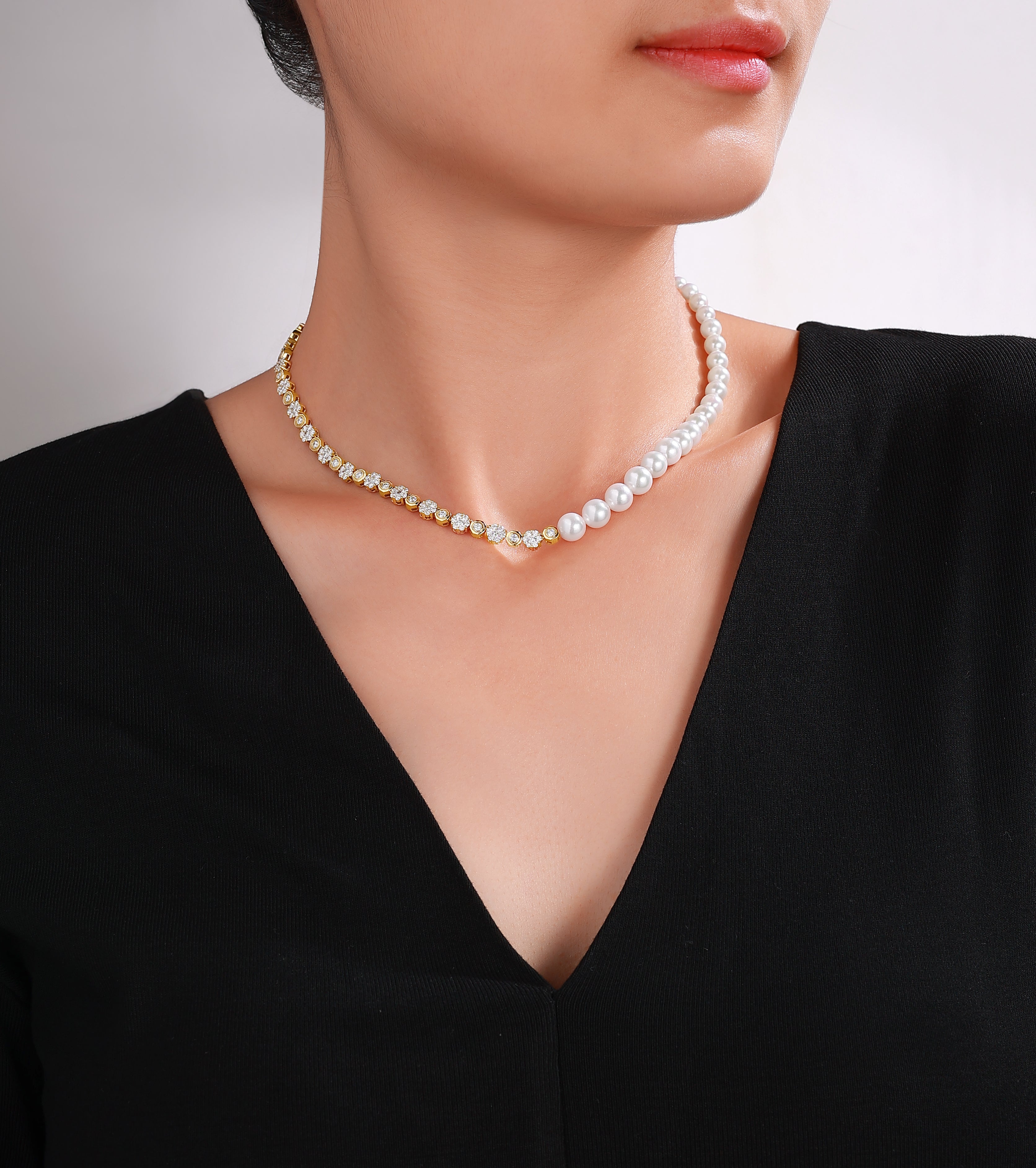 Harmony Blossom Pearl Necklace