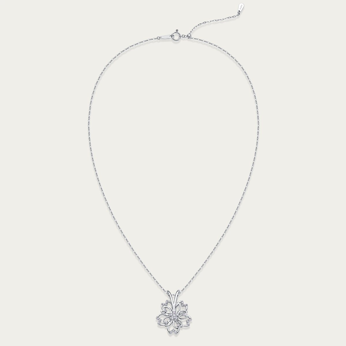 Cherry Blossom Open-work Necklace