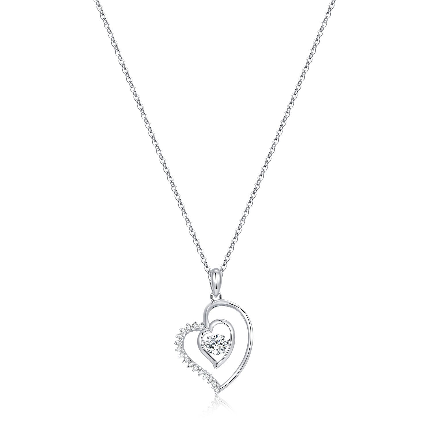 Diamante heart smart Necklace