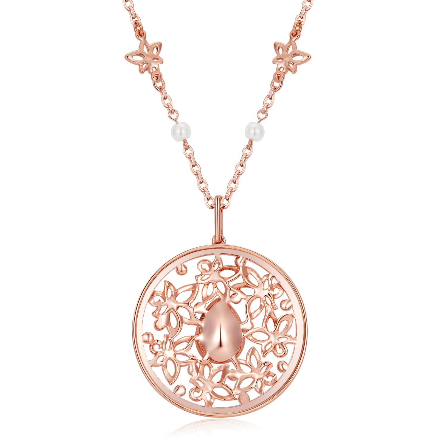 VICACCI medallion's great circular shape Necklace