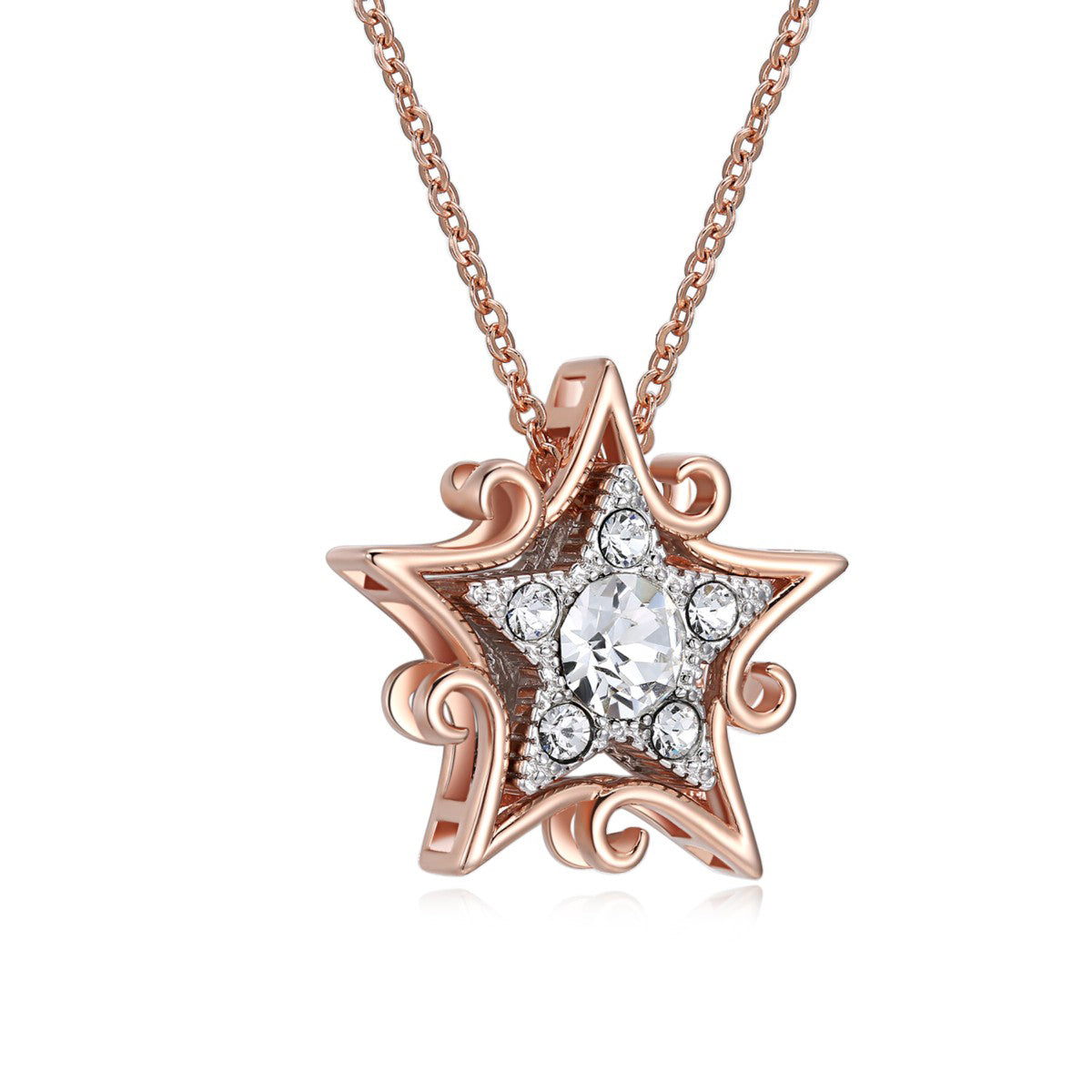 Star Hair Necklace